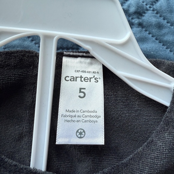 Carter's Black Dress with Plaid Leggings - Picture 7 of 10